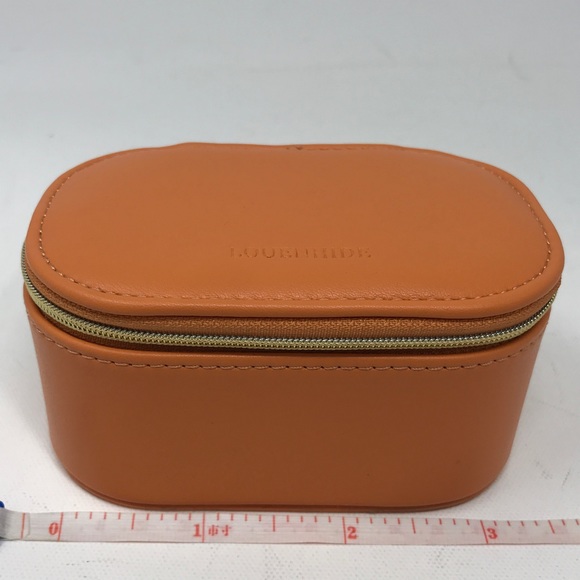 Louenhide Travel Jewellery Case, Travel Size - Orange/Light Gold - Picture 5 of 11